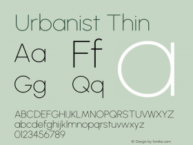 Urbanist Thin Version 1.303图片样张