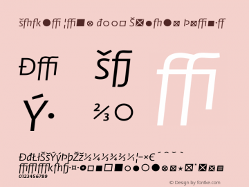 Fedra Sans Book Expert Italic 001.000 Font Sample