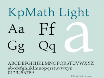 KpMath Light Version 0.43图片样张