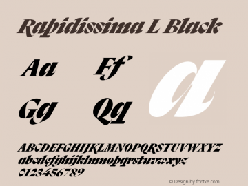 Rapidissima L Black Version 1.016图片样张