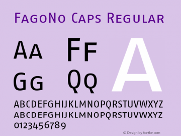 FagoNo Caps Regular 001.000图片样张