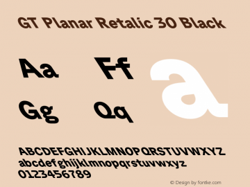 GT Planar Retalic 30 Black Version 2.001;FEAKit 1.0图片样张