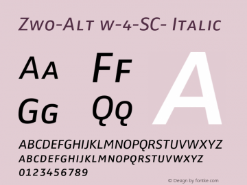 Zwo-Alt w-4-SC- Italic 4.313图片样张