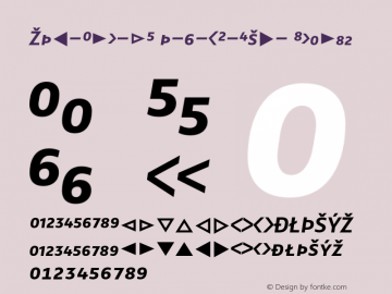 Zwo-Alt-LF w-6-SC-Exp- Italic 4.313 Font Sample