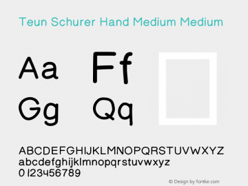 Teun Schurer Hand Medium Version 001.000图片样张
