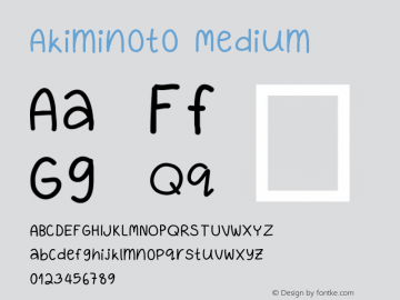 Akiminoto Version 001.000图片样张