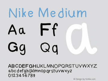 Nike store font free