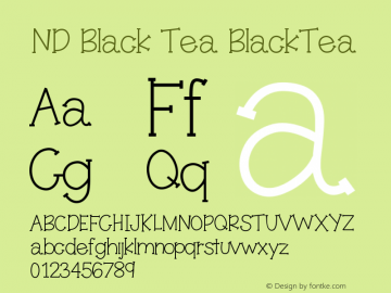 ND Black Tea Version 001.000图片样张