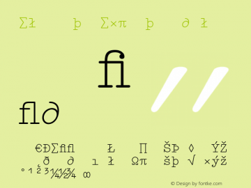 Elementa Expert Regular 001.000 Font Sample