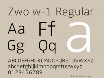 Zwo w-1 Regular 4.313图片样张