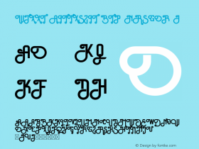 Sweet Butternut Etd Normal 1 Version 1.002;Fontself Maker 3.5.7图片样张