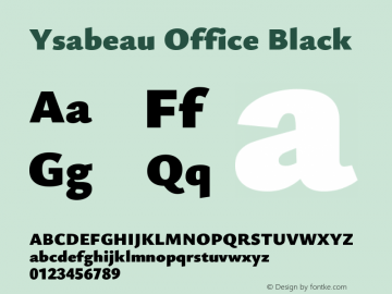 Ysabeau Office Black Version 1.003图片样张