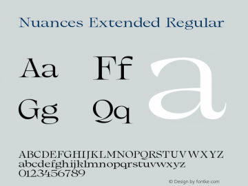 Nuances Extended Regular Version 1.001图片样张