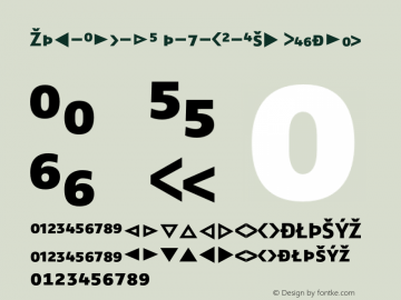 Zwo-Alt-LF w-7-SC-Exp Regular 4.313 Font Sample