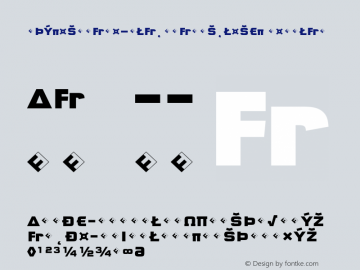 QTypeSquare-BlackMajusclesEp Regular 004.460图片样张