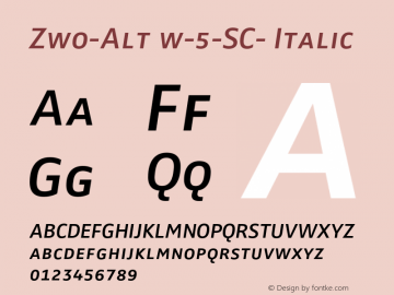 Zwo-Alt w-5-SC- Italic 4.313图片样张