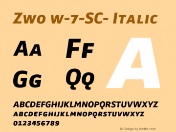 Zwo w-7-SC- Italic 4.313图片样张