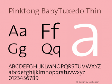 Pinkfong BabyTuxedo Thin Version 2.0图片样张