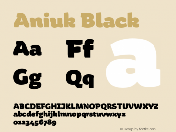 Aniuk Black Version 2.004图片样张
