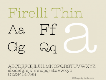 Firelli Thin Version 1.006图片样张
