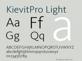 KievitPro-Light Version 7.460;PS 7.046;hotconv 1.0.38图片样张