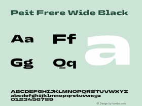 PeitFrere-WideBlack Version 1.000;FEAKit 1.0图片样张