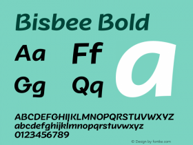 Bisbee Bold Version 1.000图片样张
