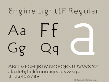 Engine LightLF Regular 001.000图片样张