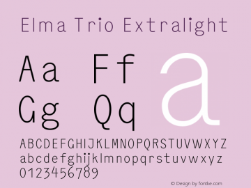 Elma Trio Extralight Version 1.000图片样张