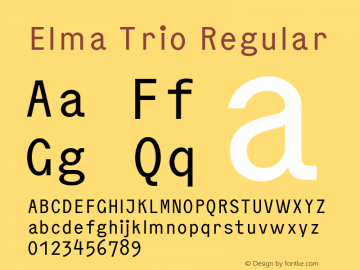Elma Trio Regular Version 1.000图片样张