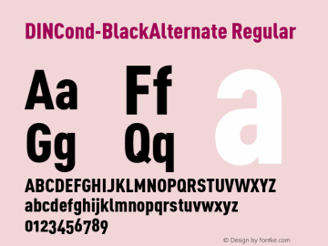 DINCond-BlackAlternate Regular 004.301图片样张