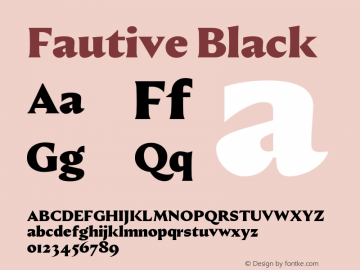 Fautive Black Version 1.000图片样张