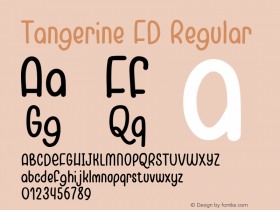 Tangerine FD Version 1.000图片样张