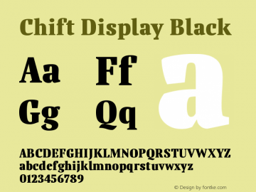 ChiftDisplay-Black Version 1.000图片样张