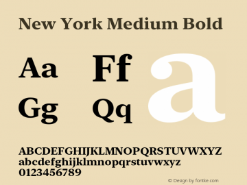 New York Medium Bold Version 15.0d5e2m (Sys-15.0d4e34)图片样张