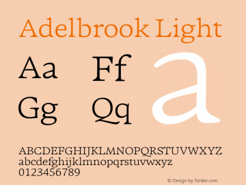 Adelbrook Light Version 1.000图片样张