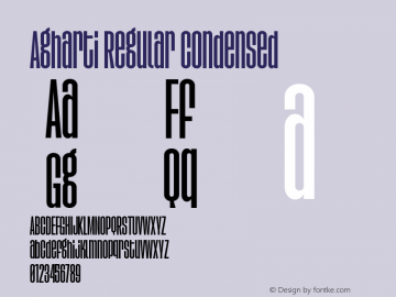 Agharti Regular Condensed Version 1.000;FEAKit 1.0图片样张