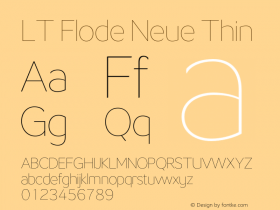 LT Flode Neue Thin Version 1.000图片样张