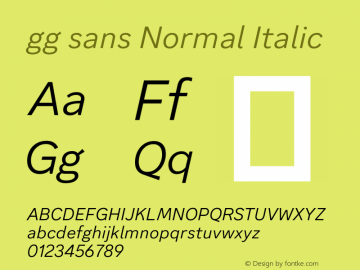 gg sans Normal Italic Version 1.002; ttfautohint (v1.8.4)图片样张