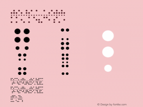 Papertape Dots Regular 004.301图片样张