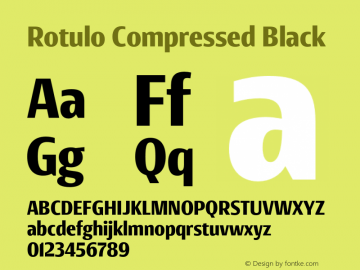 Rotulo-CompressedBlack Version 1.000;Glyphs 3.1.1 (3141)图片样张