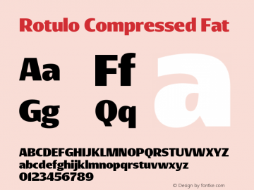 Rotulo-CompressedFat Version 1.000;Glyphs 3.1.1 (3141)图片样张