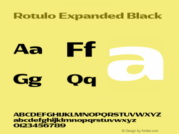 Rotulo-ExpandedBlack Version 1.000;Glyphs 3.1.1 (3141)图片样张
