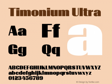 Timonium-Ultra Version 001.003 2013图片样张