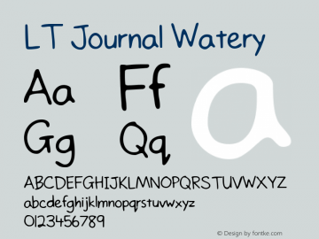 LT Journal Watery Version 1.000 | FøM Fix图片样张