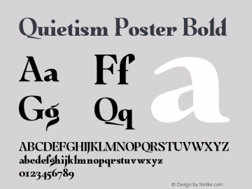 Quietism Poster Bold Version 1.001图片样张