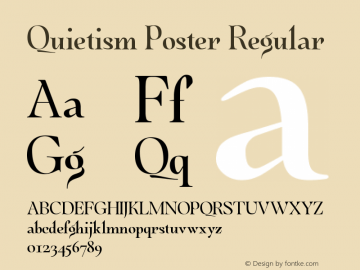 Quietism Poster Regular Version 1.001图片样张