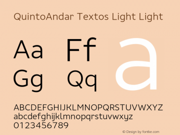 QuintoAndar Textos Light Version 1.000图片样张