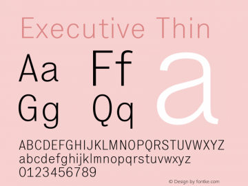 Executive Thin Version 2.001图片样张