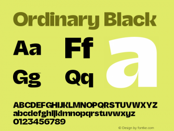 Ordinary Black Version 2.000;FEAKit 1.0图片样张